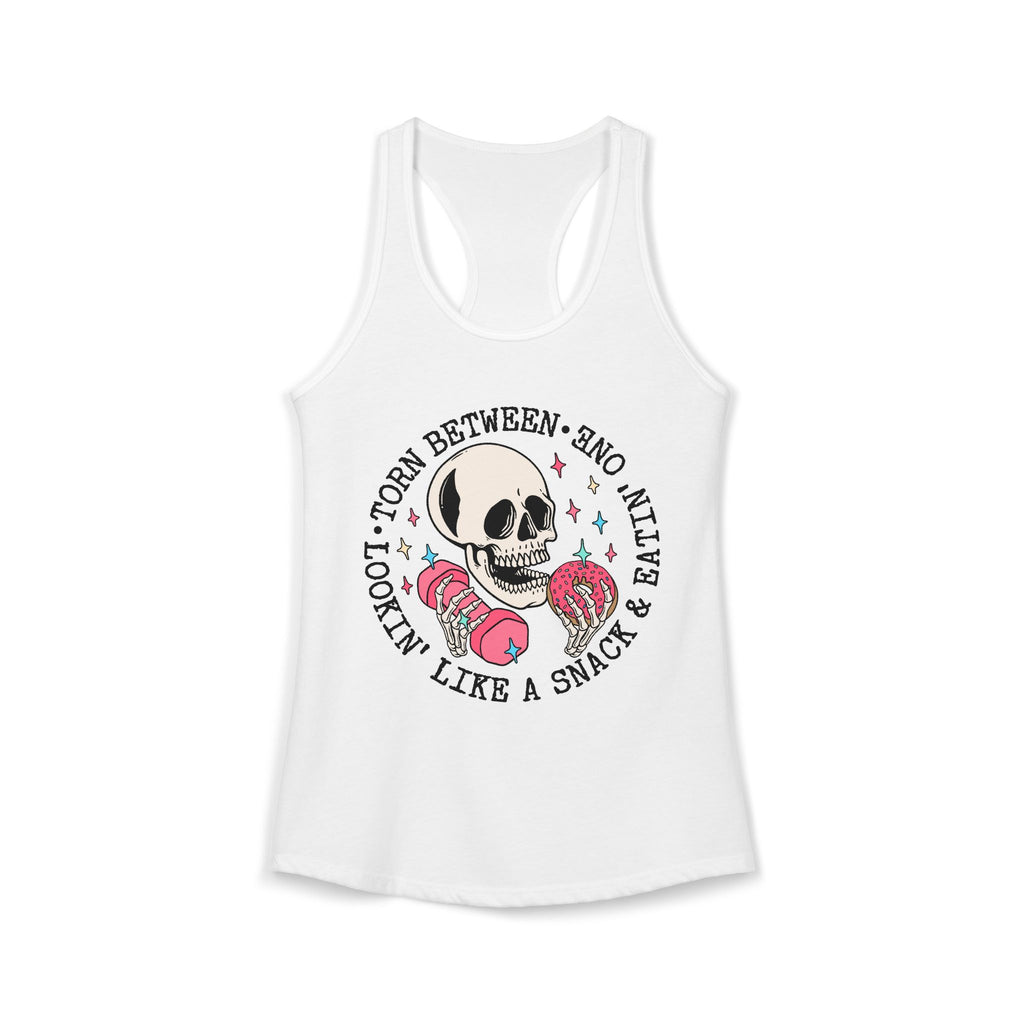 Look like a snack Racerback Tank